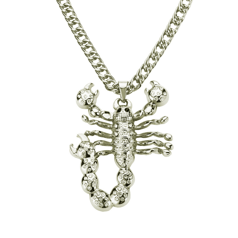 Hip Hop Scorpion Necklace Pendant Fashion Jewelry