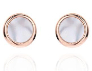 Extremely Simple Style Round 925 Sterling Silver Gold-plated Personalized Earrings