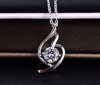 Premium Fashion Jewelry Custom Moissanite Stone 925 Sterling Silver Necklace