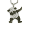 Hip Hop Cute Rock Panda Necklace Pendant