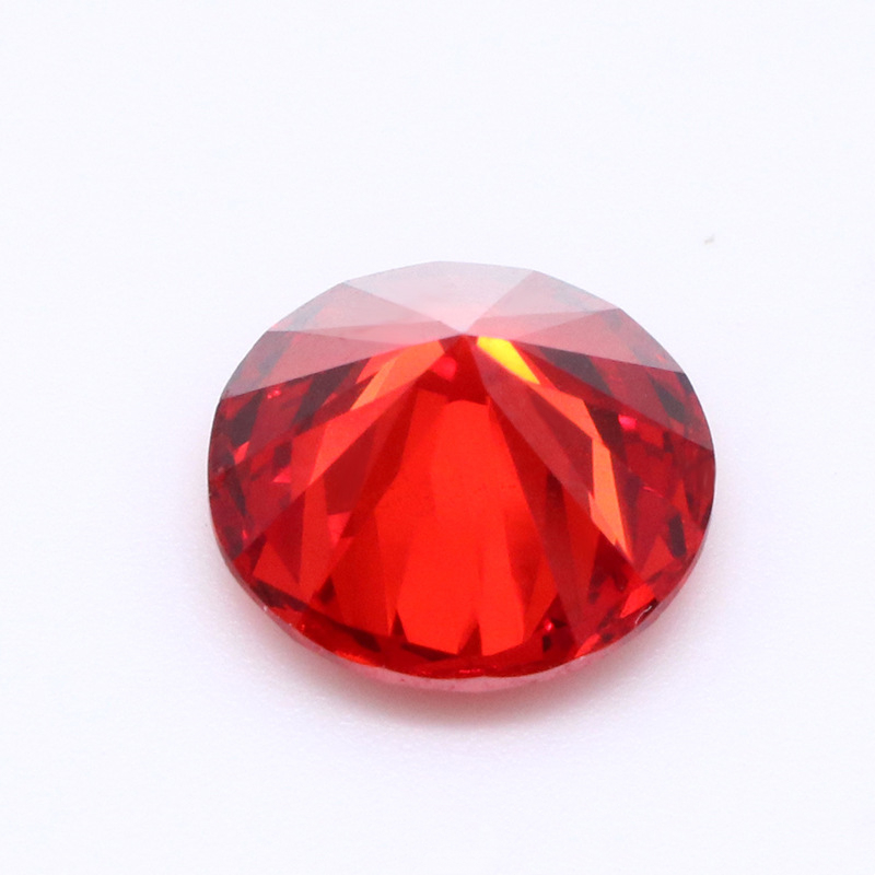 Factory Wholesale Laboratory High Quality Red Round Zircon