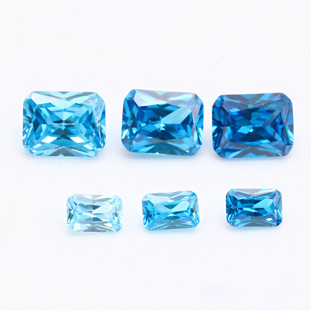 Light Blue 3A Crystal Gem Factory Wholesale Zircon