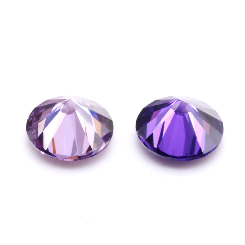 Deep Purple Zircon Naked Stone Gem Wholesale