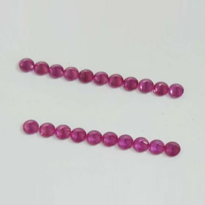 Nice Quality Round Cut Rough D Color Vvs1 Synthetic Ruby