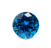 6.0-7.0mm High Quality DEF Round Brilliant Cut Blue Moissanite for Jewellery Making