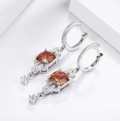 Spring New Elegant Lovely Ladies Fashion 925 Sterling Silver Earrings