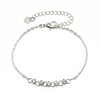 Fashion Hollow Rhinestone Claw Chain Bracelet Simple Bead Winding Bracelet