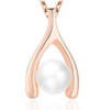 Sterling Silver Necklace Female Simple Temperament Pearl Necklace