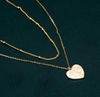 OEM Customized Fashion 925 Silver Jewelry Necklace Heart Shape Coin Hot Sale