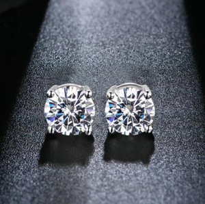 Exquisite Classic Design Factory Wholesale 925 Sterling Silver Gold Plating Earrings