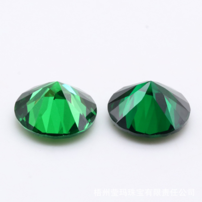 Green Zircon Round Bare Stone Manufactor Wholesale