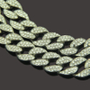 Hip Hop Silcer Plated Cuban Link