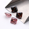 Factory Wholesale 3A Carmine Cushion Shaped Cubic Zirconia