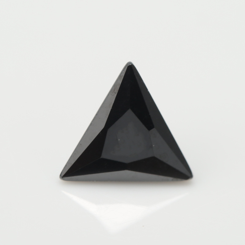 5A Black Manufacture Wholesale Triangle Cubic Zirconia for Jewelry