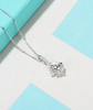 Elegant Moissanite 925 Sterling Silver Wedding Anniversary Pendant