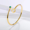 Grandmother Emerald Bracelet Women's 18K Gold Romantic Engagement Gift