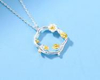 925 Korean Ins Flower Chain Clavicle Necklace Women's Fashion Sterling Silver Necklace