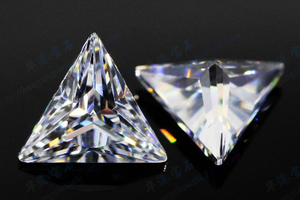 5.0mm Triangle Cut High Quality VVS Moissanite D Color 3EX Factory Wholesale Price Synthetic Moissanite