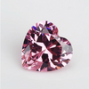 3.0mm Pink VVS Heart Cut Moissanite 