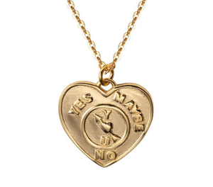 OEM Customized Fashion 925 Silver Jewelry Necklace Heart Shape Coin Hot Sale