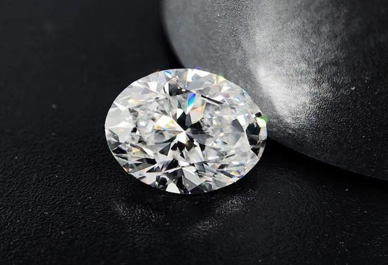 8*10mm Oval Cut VVS 3EX Factory Wholesale D Color Moissanite