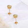 Unique Niche Design 925 Sterling Silver Gold Plating Fashion Women's Earrings