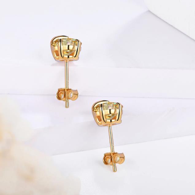 Unique Niche Design 925 Sterling Silver Gold Plating Fashion Women's Earrings