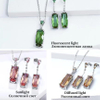 The Factory Sells Elegant Rectangular 3EX Cut Women's Fashion Jewelry Directly