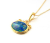 Wholesale Opal Pendant DIY Cat Necklace Lovely Design Mother's Day Gift