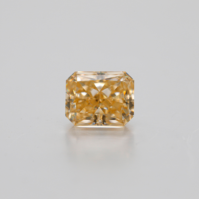 Excellent Quality Radiant Cut Champagne VVS Morsonite Synthetic Moissanite 