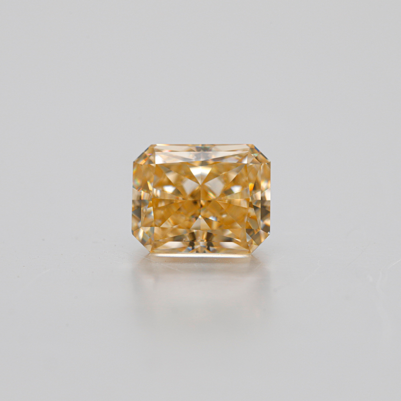 Excellent Quality Radiant Cut Champagne VVS Morsonite Synthetic Moissanite 