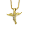 Custom Gold Stainless Steel Angle Chain Necklace Jewelry