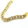 Hip Hop Gold-plated Zircon Cuban Bracelet