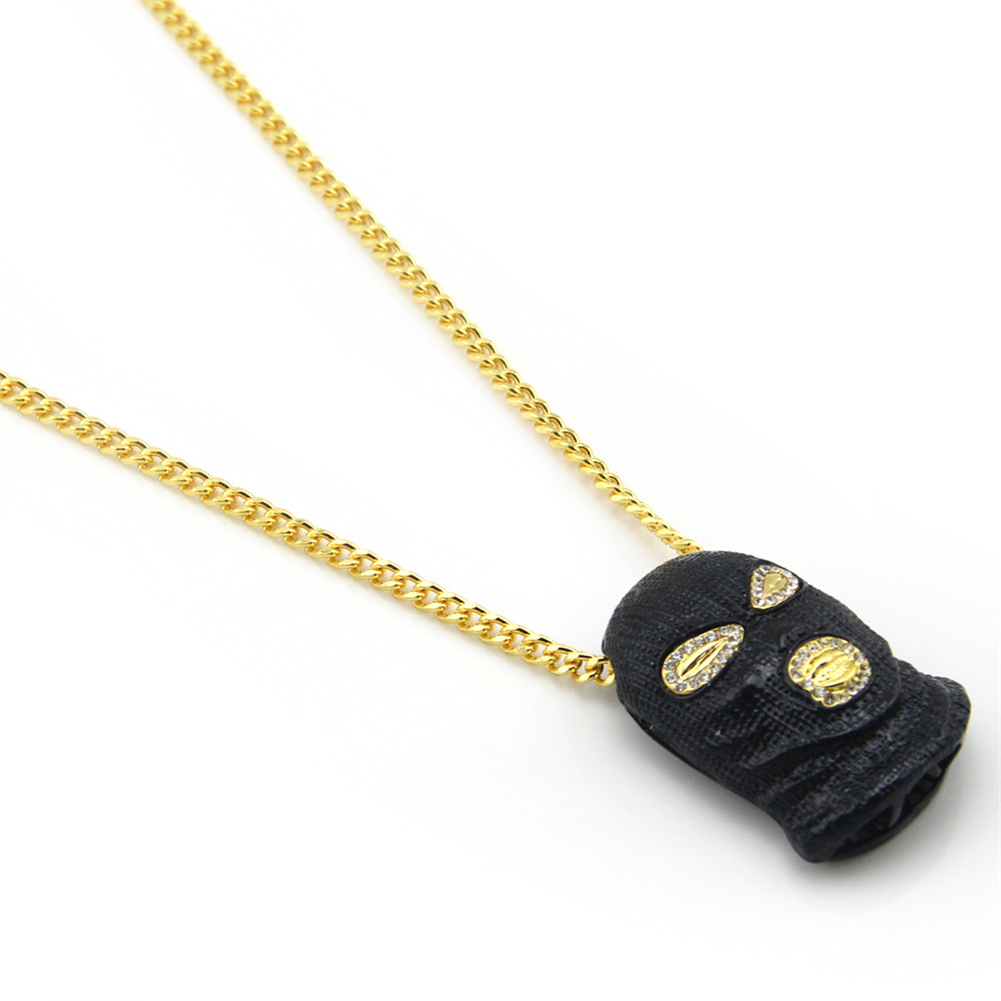 Hip Hop Counter Strike Headgear Black Necklace