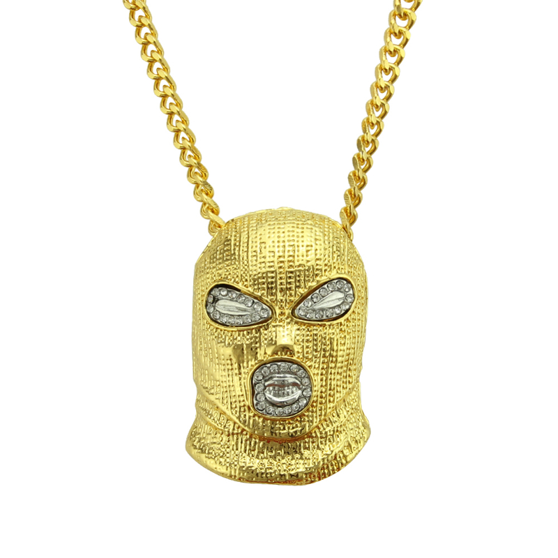 Hip Hop Counter strike headgear necklace pendant