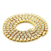 Hip Hop Single Row Rhinestone Alloy Necklace