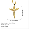 Hip Hop Angel Goddess Pendant Necklace