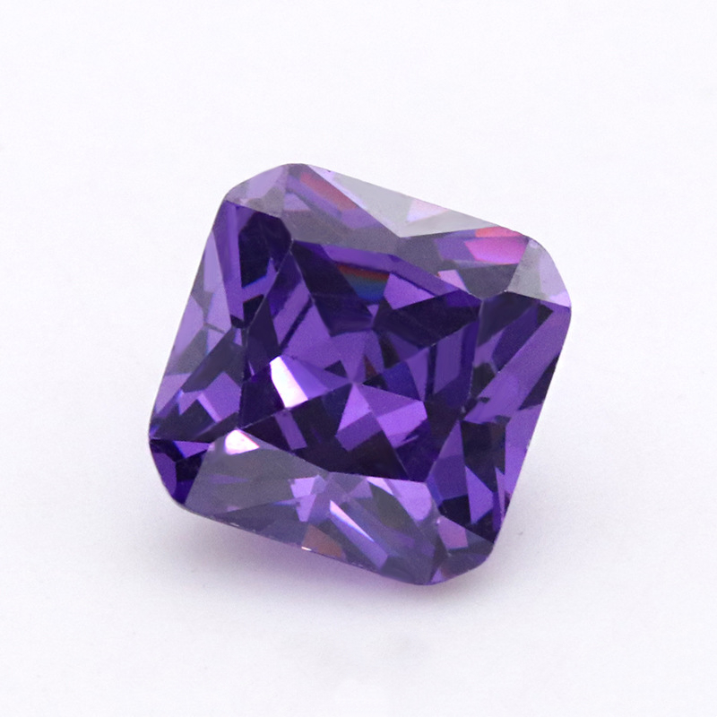 Factory Wholesale 3A Artificial Gem Purple Cubic Zirconia