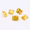 Bright Golden Yellow 3A Cubic Zirconia with High Quality