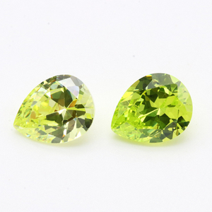 High Quality 3A Olive Pear Shaped VVS Cubic Zirconia