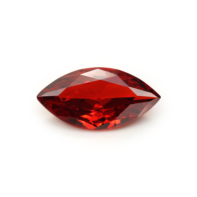 5A Custom Oxblood Red Manufacturer Wholesale Marquis Cubic Zirconia for Jewelry