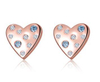 Love Cookies 925 Sterling Silver Gold-plated Cute Earrings