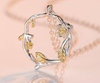 925 Korean Ins Flower Chain Clavicle Necklace Women's Fashion Sterling Silver Necklace