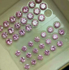 7.0-8.0mm Pink High Quality DEF Round Brilliant Cut Moissanite for Jewellery Making