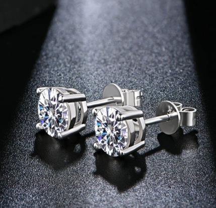 Exquisite Classic Design Factory Wholesale 925 Sterling Silver Gold Plating Earrings