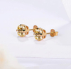 Unique Niche Design 925 Sterling Silver Gold Plating Fashion Women's Earrings