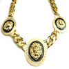 Men's Hip Hop Fashion Jewelry Lion Head Necklace Pendant Jewelry