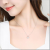 Women's Wave Necklace Korean Fashion Sterling Silver Necklace