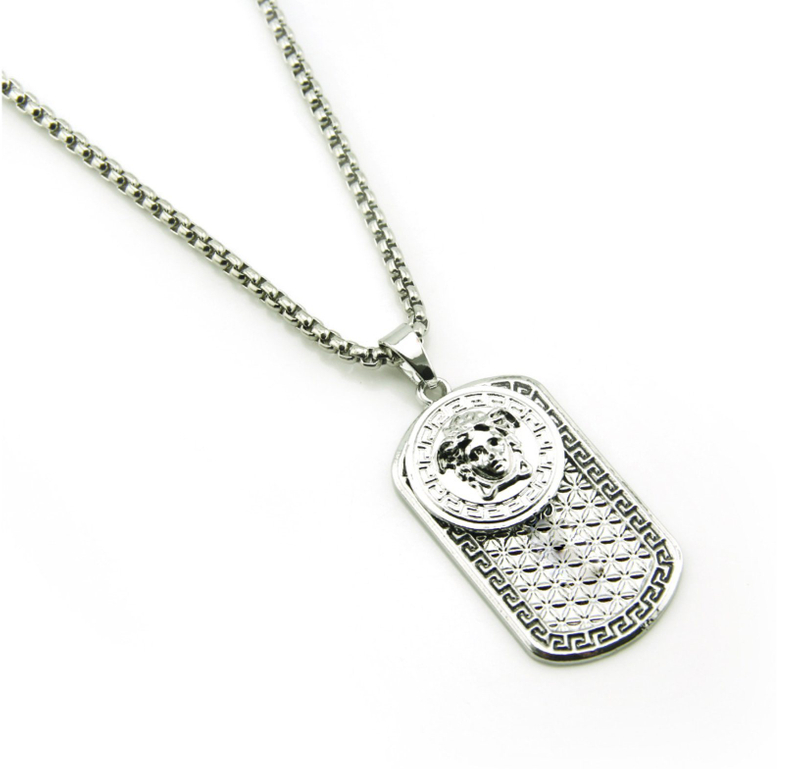 Hip Hop Army Card Necklace Pendant Fashion Jewelry