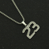 Hip Hop Number 23 Pendant Necklace